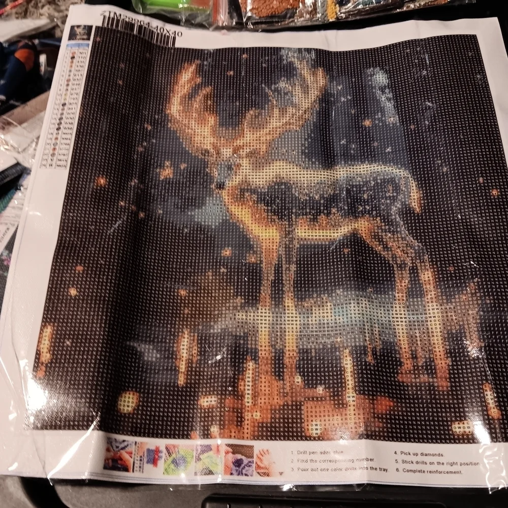 Harry Potter Magical Buck Diamond Art Painting Kit 40x40